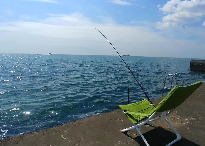 بيت للعطل приватний з басейном біля моря совіньон